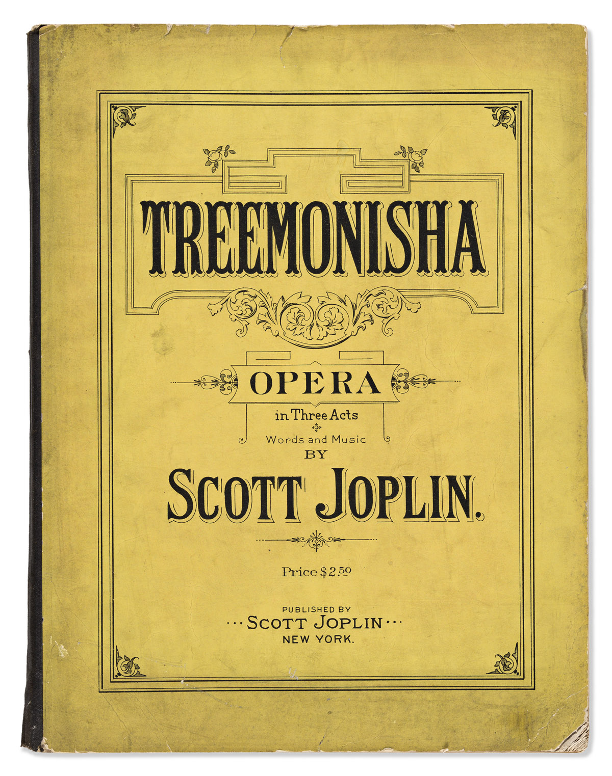 (ENTERTAINMENT--MUSIC.) Scott Joplin. Treemonisha: Opera in Three Acts.